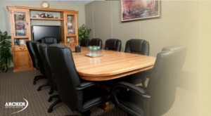 boardroom table, court reporting services